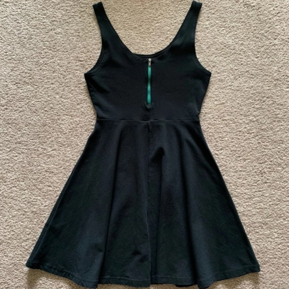 Express black skater dress